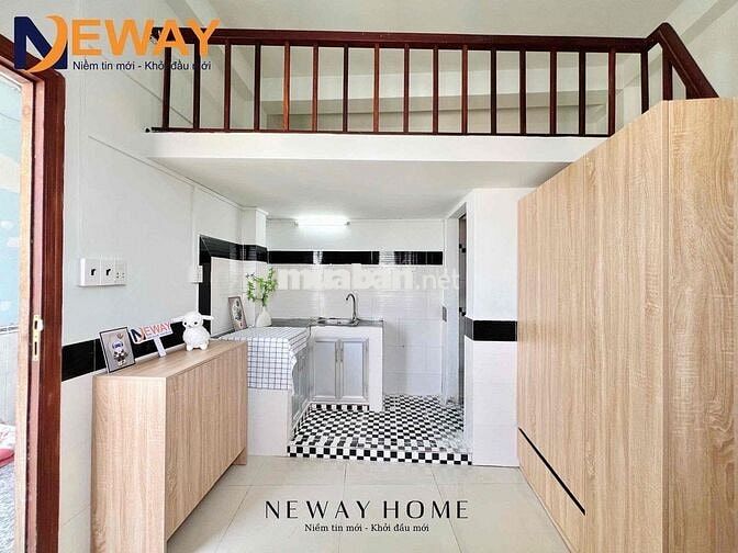 CĂN HỘ CÓ GÁC FULL NỘI THẤT- MỚI XÂY SIÊU ĐẸP- THANG MÁY- BẢO VỆ