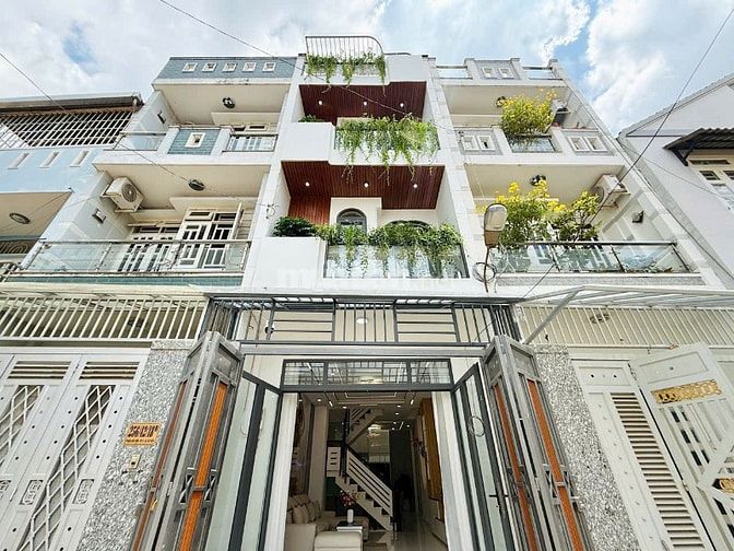 Nhà 4x15 xe hơi đậu cửa 5 phòng ngủ  full nội thất