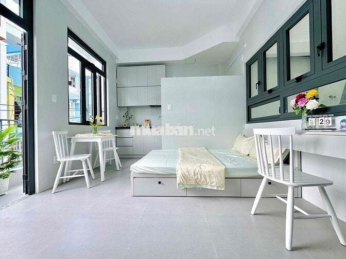 CĂN HỘ DỊCH VỤ 45m2 - BANCOL LỚN SIÊU THOÁNG - NGAY TRỊNH ĐÌNH TRỌNG