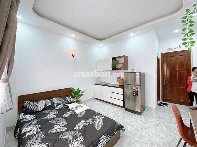 Studio Đầy Đủ Nội Thất Cửa Sổ Trời Bao Thoáng Ngay Nguyễn Thượng Hiền