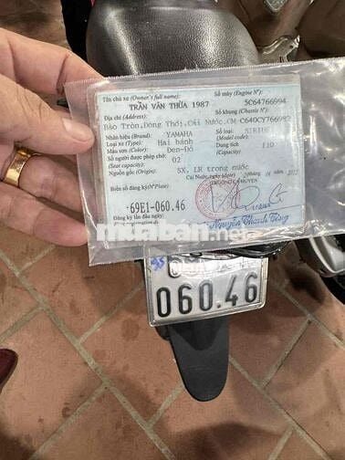Srius 2012 thắng đĩa bs 69 cà mau máy zin