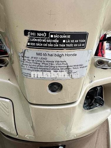 Lead 2015 Bstp59M1 -xe nữ đi kỹ còn 98%