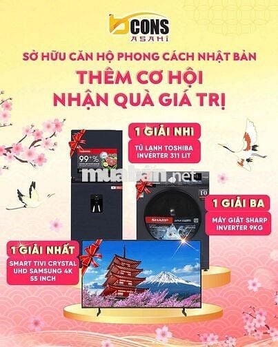 Cần bán căn góc Bcons ASAHI, sở hữu 2 mặt tiền, căn DT lớn thoải mái.