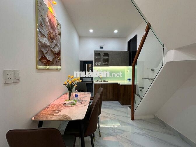 NNC FNT Phan Văn Trị Bình Thạnh 4x10m 2PN 2WC mới cứng. Giá 12 triệu