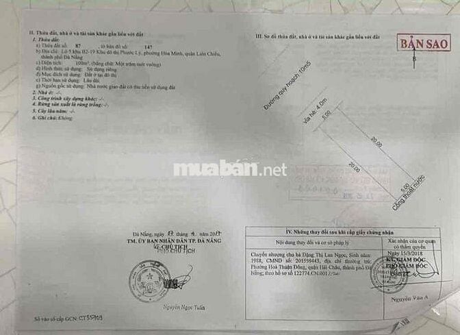 bán đất 10m5 nguyễn nhược pháp