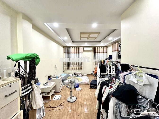 Gần mặt tiền, hẻm ô tô, 80m2, ngang 4.3m, 5 tầng, 5pn, nguyễn xí, Bt