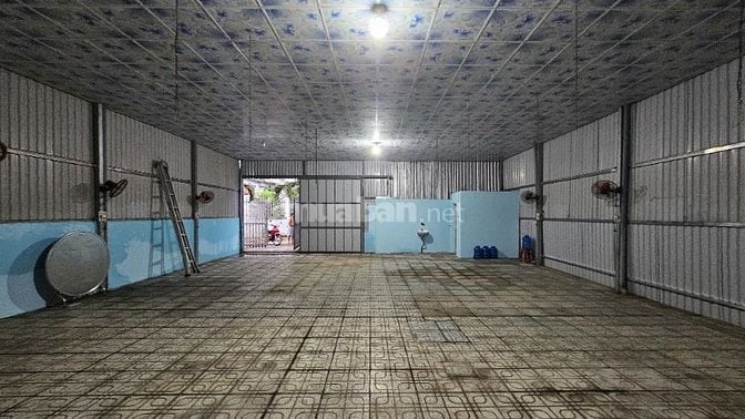 Nhà xưởng cho thuê đường lê thị riêng phường thới an, quận 12 dt: 150m