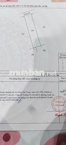 Đất xây nhà Long Khánh 115m² – hẻm rộng, yên tĩnh, giá hợp lý