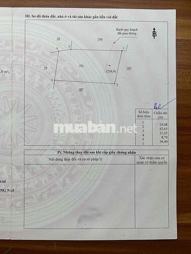 Đất 1000m2 xã Phước An, Nhơn Trạch