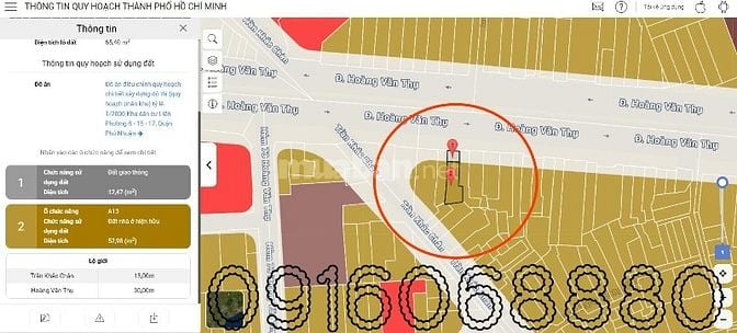 BÁN NHÀ MẶT TIỀN : 57 HOÀNG VĂN THỤ - P. 15 - Q. PHÚ NHUẬN - TPHCM