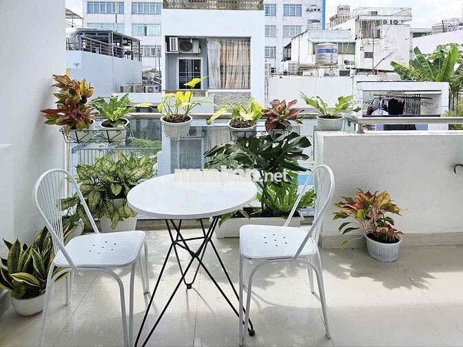 1PN Tách Bếp - Ban Công Lớn 🌇 Hẻm oto Full nội thất 100%
