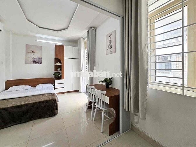 1PN Tách Bếp - Ban Công Lớn 🌇 Hẻm oto Full nội thất 100%