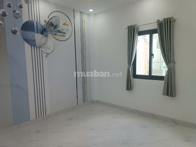 Nhà mới 4 tầng, 57m², 4PN, xe hơi tới cửa, đường Đất Mới, Bình Tân