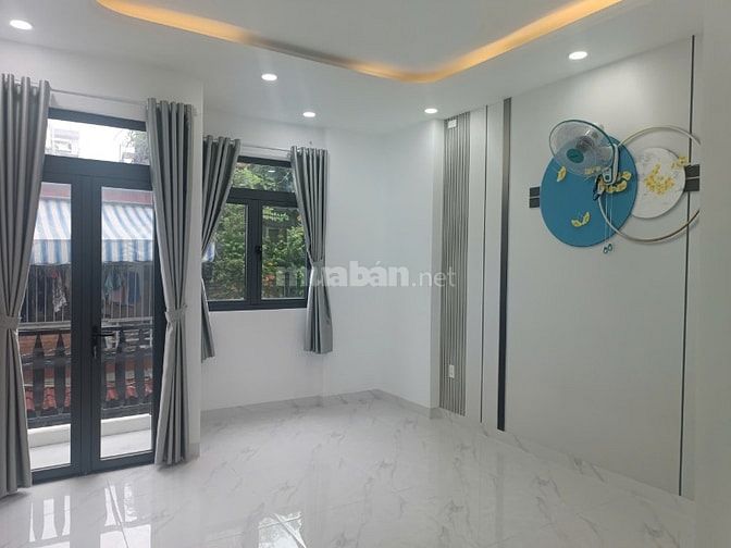 Nhà mới 4 tầng, 57m², 4PN, xe hơi tới cửa, đường Đất Mới, Bình Tân