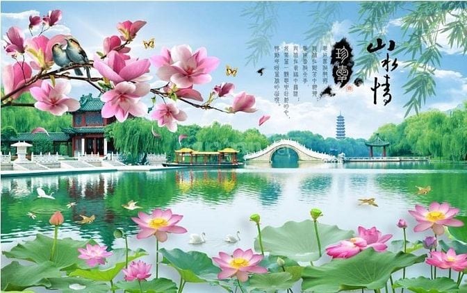 Tranh gạch 3d ốp tường rào - CXV54