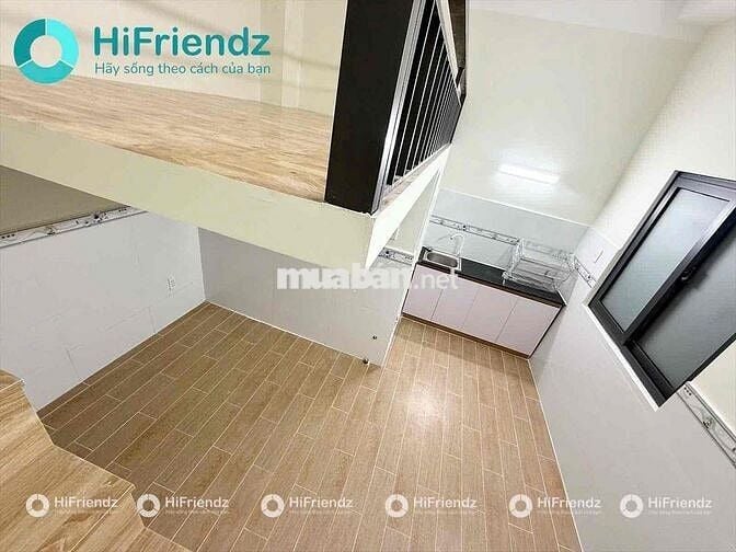 CĂN HỘ CÓ GÁC NỘI THẤT CƠ BẢN NGAY TẦNG TRỆT TUYẾN ĐƯỜNG PVC