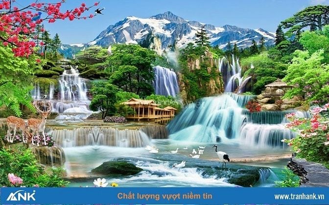 Tranh gạch 3d ốp tường rào - CXV54
