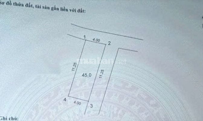 BẮC TỪ LIÊM, VĂN TIẾN DŨNG: BÁN MẢNH ĐẤT VUÔNG VẮN,ĐẸP, DT 45M2