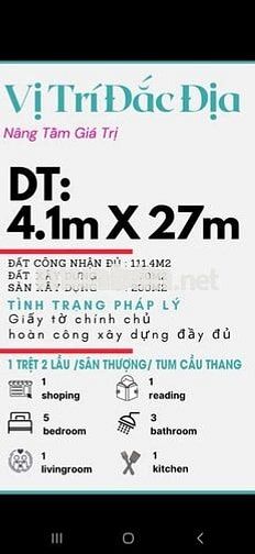 Nhà phố 4,2m x 27m.Đúc 2 lầu Mặt tiền Nguyễn Ảnh Thủ Gần Lê Văn Khuong