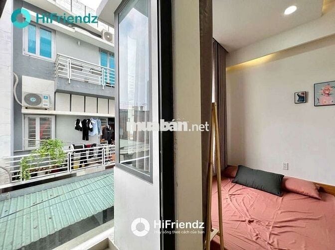 Studio full nội thất có bancol siêu xịn sò gần Ngã Tư Bốn Xã