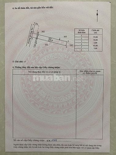 Bán lô đất 5x45 thổ cư 100% đối diện TT hành chính công xã Mỹ Hạnh mới