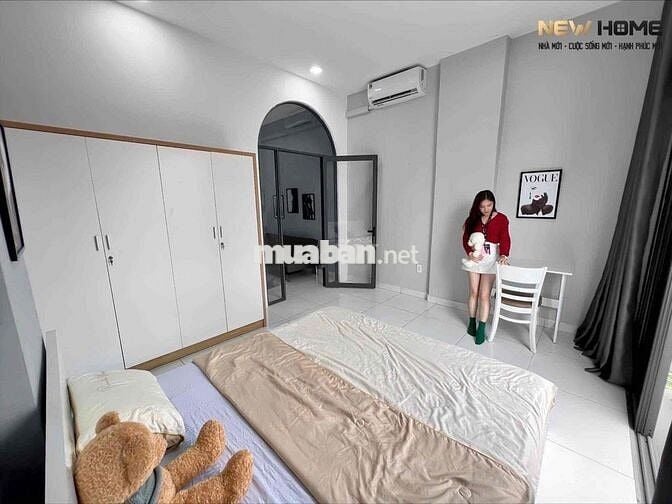 CHO THUÊ CĂN HỘ BAN CÔNG TÁCH BẾP FULL NỘI THẤT 50M2 BỜ KÈ HOÀNG SA