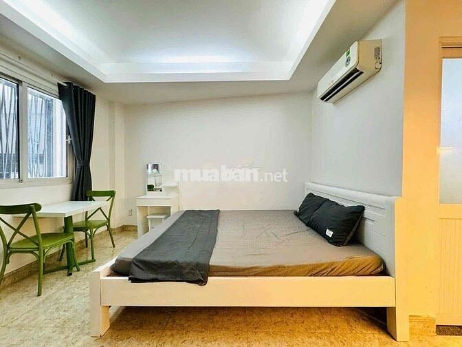 Cho thuê phòng trọ CMT8 Q3 gần ĐH Kinh Tế, Máy giặt riêng, thang máy