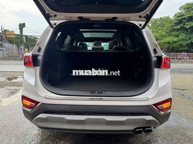 Hyundai Santafe 2019 Premium 2.2D dầu,màu trắng