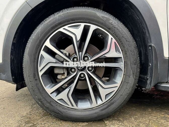 Hyundai Santafe 2019 Premium 2.2D dầu,màu trắng