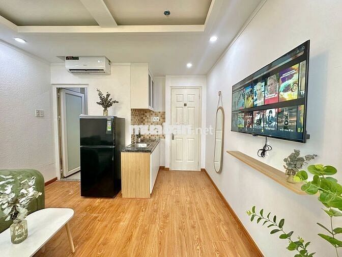STUDIO 1 PHÒNG NGỦ TÁCH BẾP NỘI THẤT ĐẦY ĐỦ - PHÒNG ĐẸP NHÀ MỚI