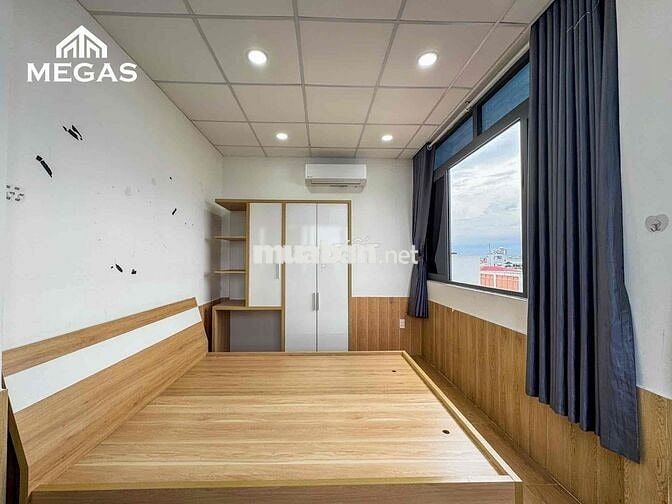 Trống Sẵn Studio Tách Bếp Full Nội Thất Cửa Sổ View Sông Vàm Thuật