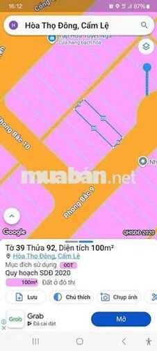 CHÀO BÁN LÔ ĐẤT MT ĐƯỜNG PHONG BẮC 9, Cẩm Lệ