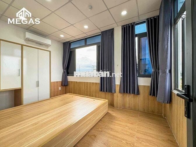 Trống Sẵn Studio Tách Bếp Full Nội Thất Cửa Sổ View Sông Vàm Thuật
