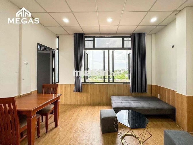 Trống Sẵn Studio Tách Bếp Full Nội Thất Cửa Sổ View Sông Vàm Thuật