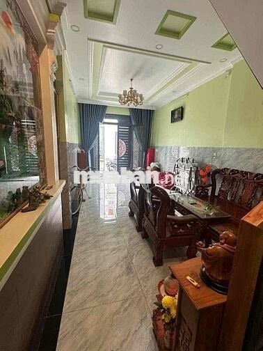 Nhà 4 tầng đẹp, ngay chợ Bình Thành, khu phân lô, đường nhựa 6m