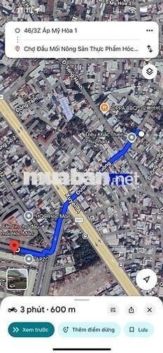 Chính chủ cho thuê nguyên căn mặt tiền xe hơi cách chợ Đầu mối 600m