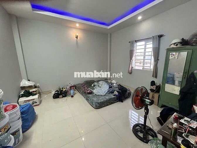 NHÀ ĐẸP 4 TẦNG, DT (4X12,5)M2, GẦN NGÃ TƯ BỐN XÃ, 5,5 TỶ CÒN TL
