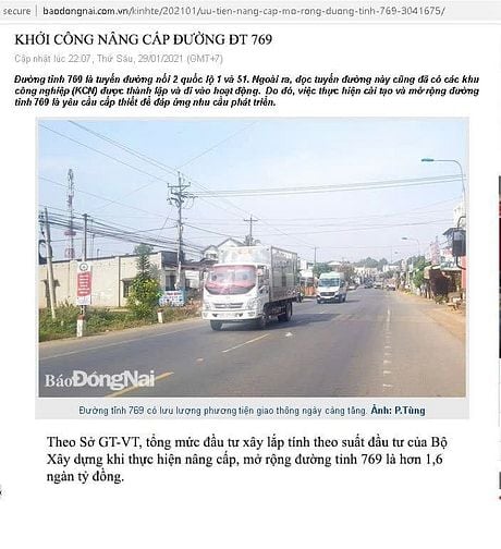 Bán đất thổ cư sổ sẵn giá tốt Sông Thao Bàu Hàm.
