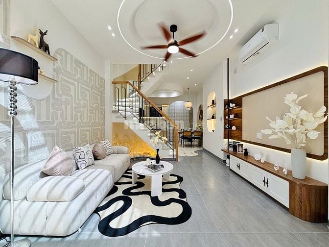 CHÍNH CHỦ BÁN NHÀ ĐẸP PHẠM VĂN CHIÊU MỚI XÂY TRỆT 2 LẦU FULL NỘI THẤT