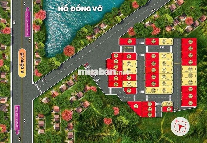 CHỈ 15TRIỆU/M2 ĐẤT MẶT TIỀN 11M, PHÂN LÔ CNC HOÀ LẠC, VIEW HỒ ĐỒNG VỠ.