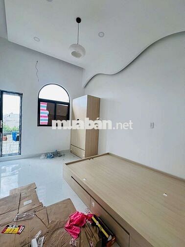 Nhà mới xây 1 trệt+1 lầu 5×12 sẳn nội thất- hẻm 4m hồ học lãm