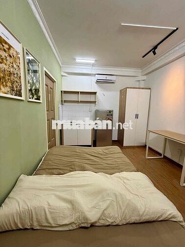 CHO THUÊ STUDIO CỬA SỔ THOÁNG FULL NỘI THẤT GẦN CẦU THỊ NGHÈ