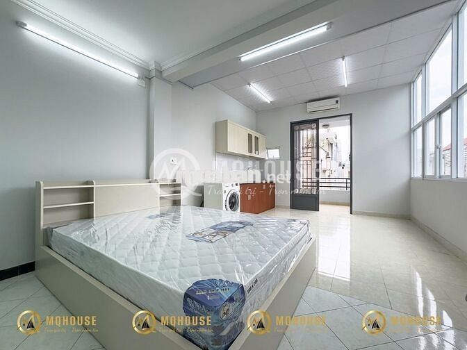 Cho thuê căn hộ gần Limtower, MarQ,Máy Giặt Riêng, Balcony/Cửa Sổ Trời