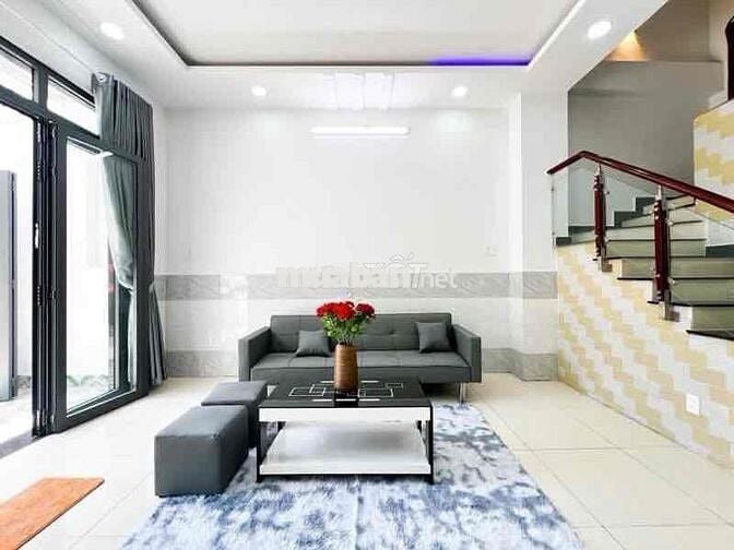 BÁN NHÀ HUỲNH TẤN PHÁT 3 TẦNG HẺM XE HƠI CHỈ 5.8T
