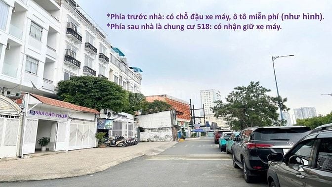 Nhà lầu đẹp, MT Võ Văn Kiệt, Q.1, vị trí đẹp, chỗ đậu ô tô rộng thoáng