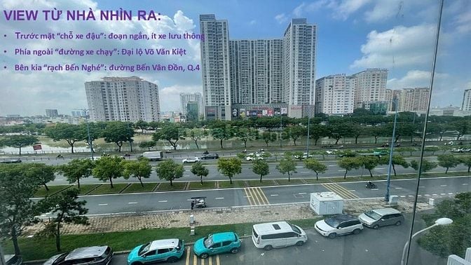 Nhà lầu đẹp, MT Võ Văn Kiệt, Q.1, vị trí đẹp, chỗ đậu ô tô rộng thoáng