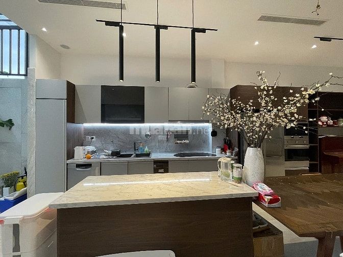 Mặt tiền đường lớn 8m vỉa hè 5m biệt thự hồ bơi 102m2 hầm + 3 tầng SHR