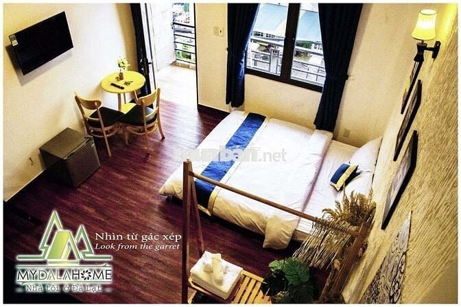 Cho thuê căn hộ dịch vụ duplex 35m2 P2, TP Đà Lạt full nội thất