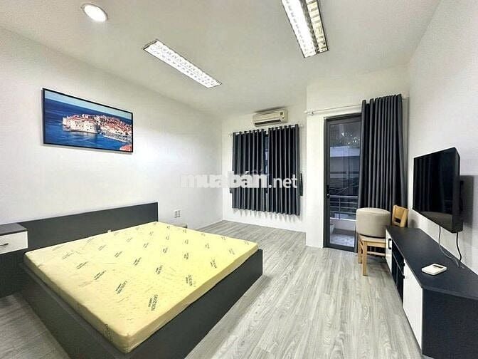 CĂN HỘ STUDIO FULL NỘI THẤT - 1PN - TÁCH BẾP NGAY CÔNG VIÊN LÀNG HOA
