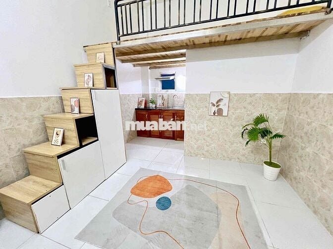 Duplex gác cao - Full Nội Thất Cơ Bản - Ngay Lotte Mart